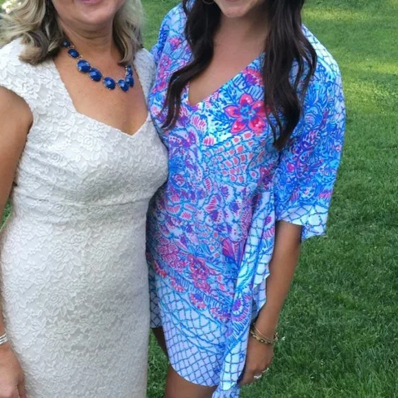 Lilly Pulitzer Lindamarie Caftan-Pichers picnic S/M - Picture 2 of 5